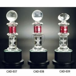 CAD 水晶金屬獎杯訂製