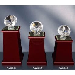 CAM 水晶木質獎座便宜