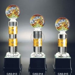 CAS-013015 水晶金屬獎座專賣