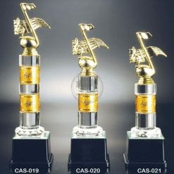 CAS-019021 水晶金屬獎座價格