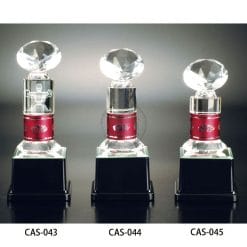 CAS-043045 水晶金屬獎盃訂做