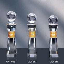 CAT 水晶金屬獎座製造