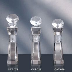 CAT 水晶金屬獎座製作