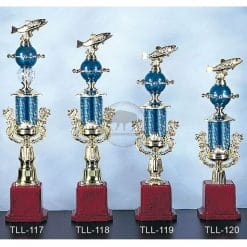 Single-Post Diamond Engraved Aluminum & Dragon Trophies 117 TLL-117120