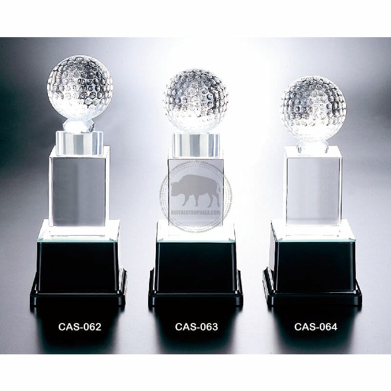 CAS-062064 水晶燈光獎座製造