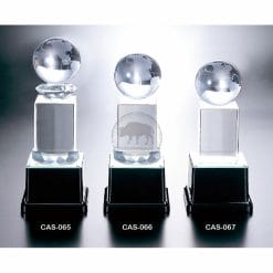 CAS-065067 水晶燈光獎座製做