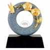 20B160-3-E Sculptures Orchid - Engraving