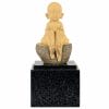 0175-1-E 原石雕塑-祈福-雷雕款