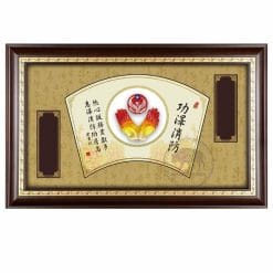 DY-154-6 消防木框壁飾獎牌