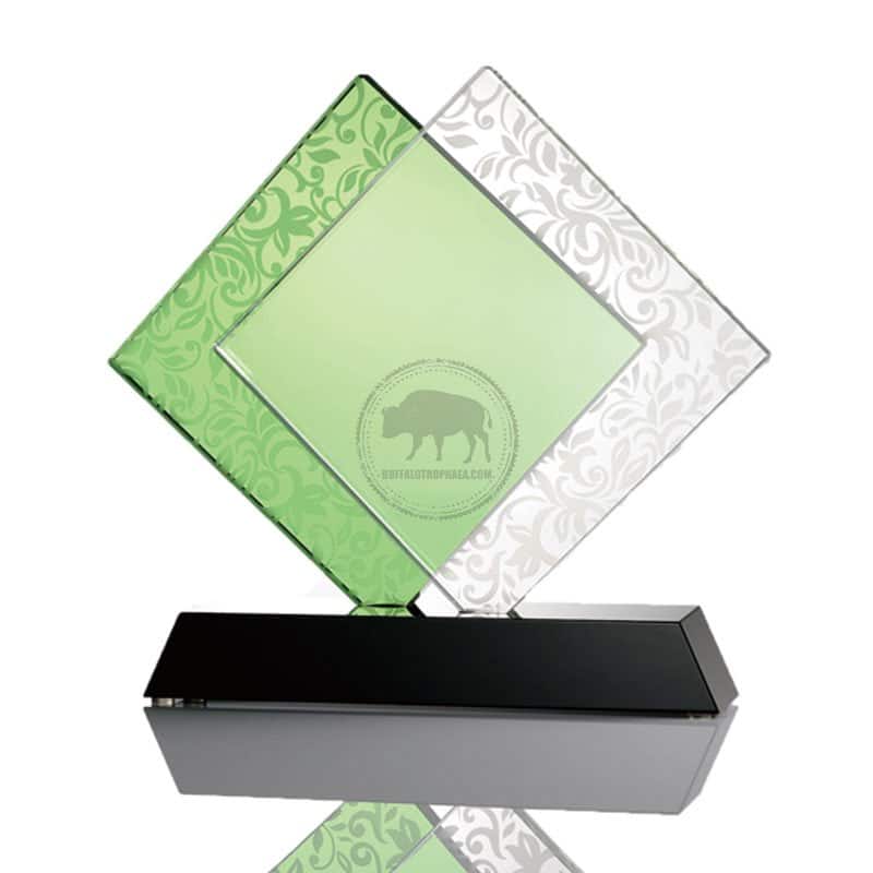 KC-05039-2 Crystal Plaques - Overlapping 01