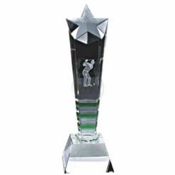 The Lucky Star Shines Bright Crystal Golf Awards