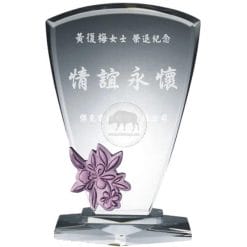 YC-K609-D 水晶獎牌價位