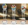 Crystal Awards - Hardworking - Amber PE-015