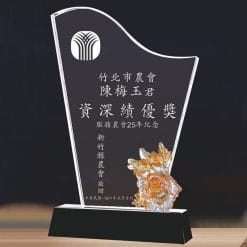 藝品水晶獎盃定製 PF-007-G1