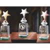 Crystal Awards - Unbeatable - Star - Green PG-098