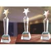 Crystal Awards - Hardworking - Star - Green PG-109