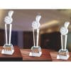 Crystal Awards - Hardworking - Thumb Up - Green PG-115