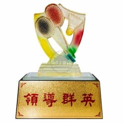 Sculpture Trophies - Badminton VIS-020