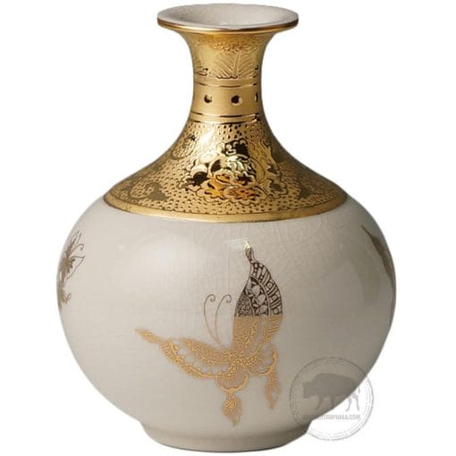 [Tai-Hwa Pottery] Vases - Gold Butterflies 0110000244