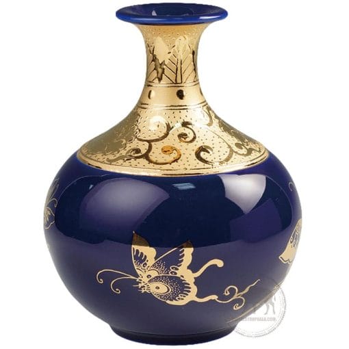 [Tai-Hwa Pottery] Vases - Gold Butterflies 0110000251