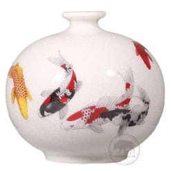 台華窯花瓶 - 錦鯉 0110006932