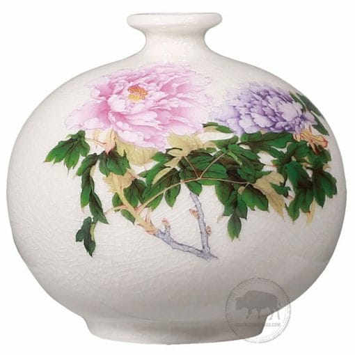 台華窯花瓶 - 富貴牡丹 0110006946