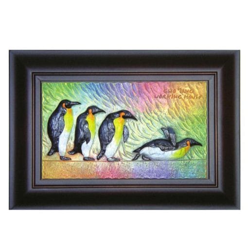 20A218-08 Wooden Crafts Penguin