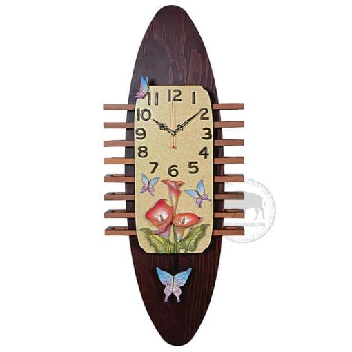 20A223-04 Wooden Crafts Clock - 20A223-04