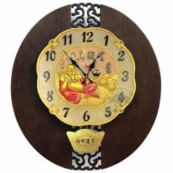 20A224-02 Wooden Crafts Clock - 20A224-02