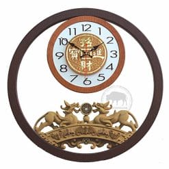 20A224-04 Wooden Crafts Clock - 20A224-04