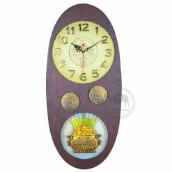 20A225-02 Wooden Crafts Clock - 20A225-02