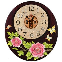 20A227-02 Wooden Crafts Clock - 20A227-02
