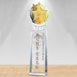 Crystal Awards - Morality - Shining Star (Gold Foil) PI-087
