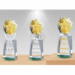 Crystal Awards - Unbeatable - Shining Star (Gold Foil) PI-091-0103