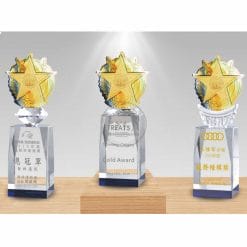 Crystal Awards - Unbeatable - Shining Star (Gold Foil) PI-092-0103