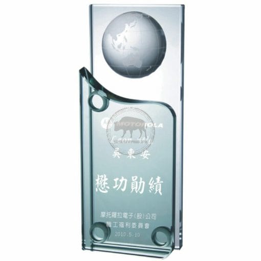 YC-516-P 彩印便宜水晶獎牌