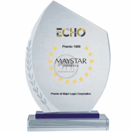 YC-693C-P Colour Printed Crystal Awards - Crystal Plaque-C