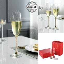 SLR-G18-Gold Drinkware - Champagne Glass (Pure Gold Foil)