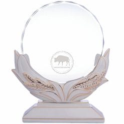 YC-696-A-C Crystal Plaques - A Type (With a Ceramic Base)
