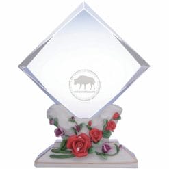 YC-696-C-C Crystal Plaques - C Type (With a Ceramic Base)