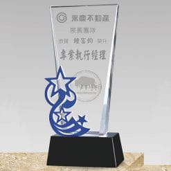 Crystal Plaques - Cultivation - Starry Sky - Blue PF-003-47-B