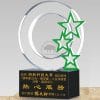 Crystal Awards - Apprentice - Three Stars - Green PF-060-46-G