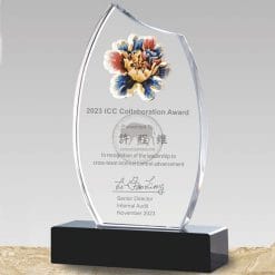 Crystal Plaques - Promotion - Colorful Flowers PF-079-43