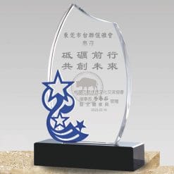 Crystal Plaques - Promotion - Starry Sky - Blue PF-079-47-B