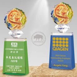 Crystal Awards - Retirement - Dragon PI-102-0102