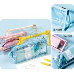 PVC三角透明筆袋 XY-EK19(VS)