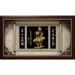 金箔雕塑獎牌-荷風(二) FA5502
